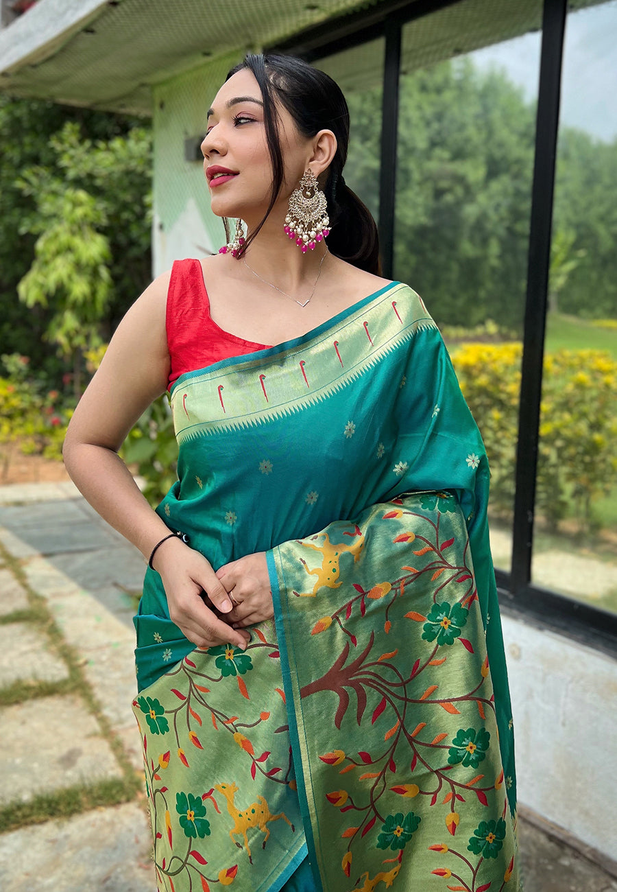 Buy LAFABEAN Beautiful Wide Border Saree Pack of 1 at Amazon.in